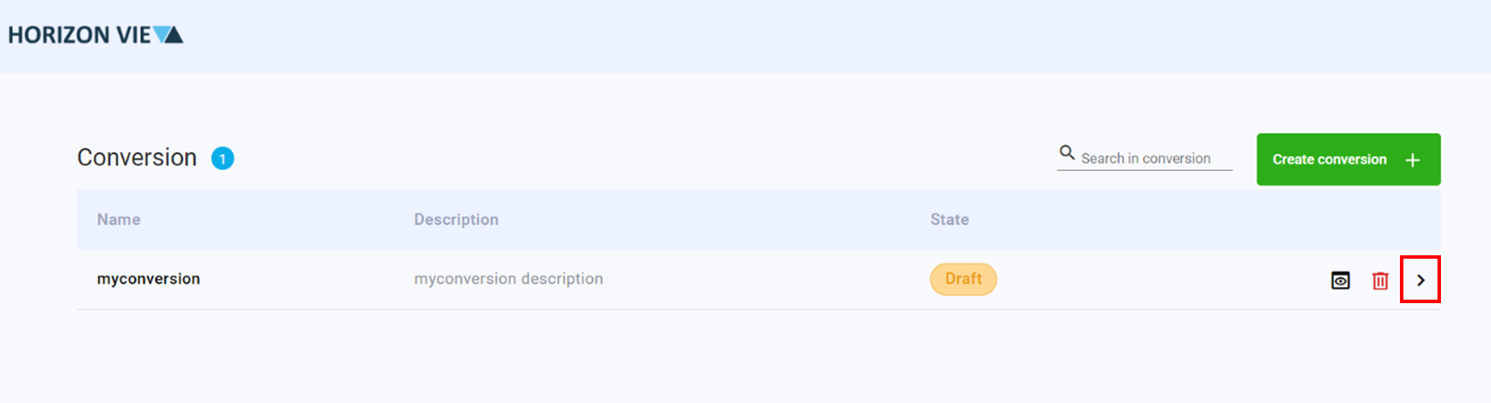 Step 1 for configure array filter