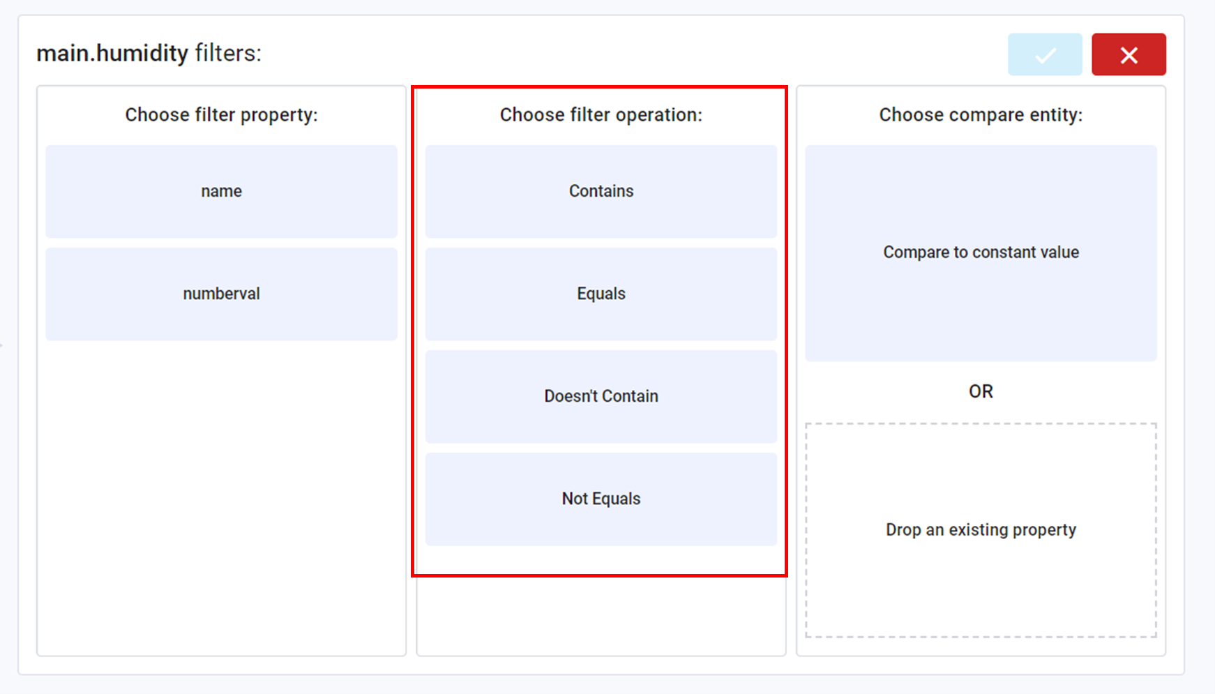 Step 6 for configure array filter