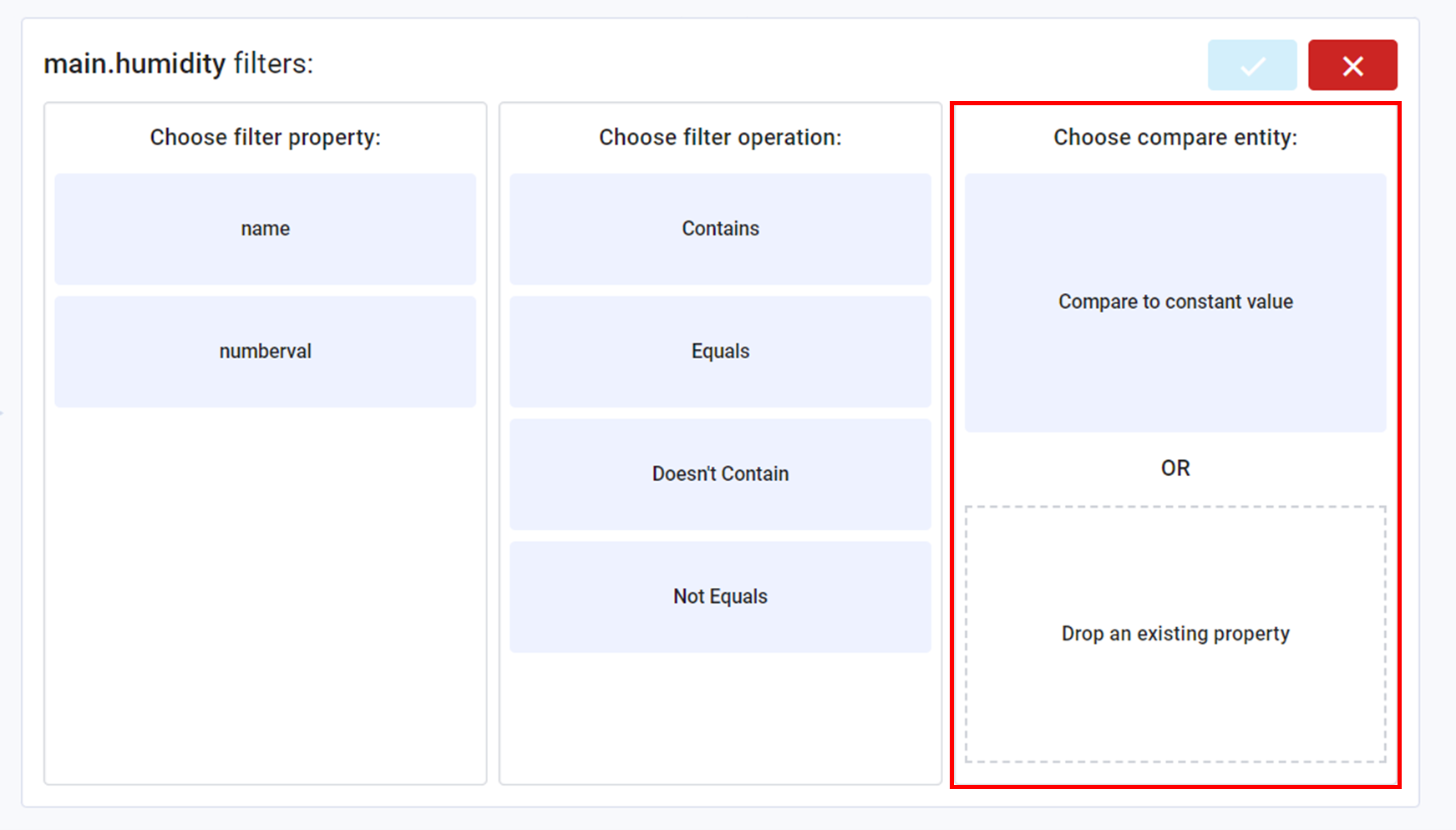 Step 7 for configure array filter