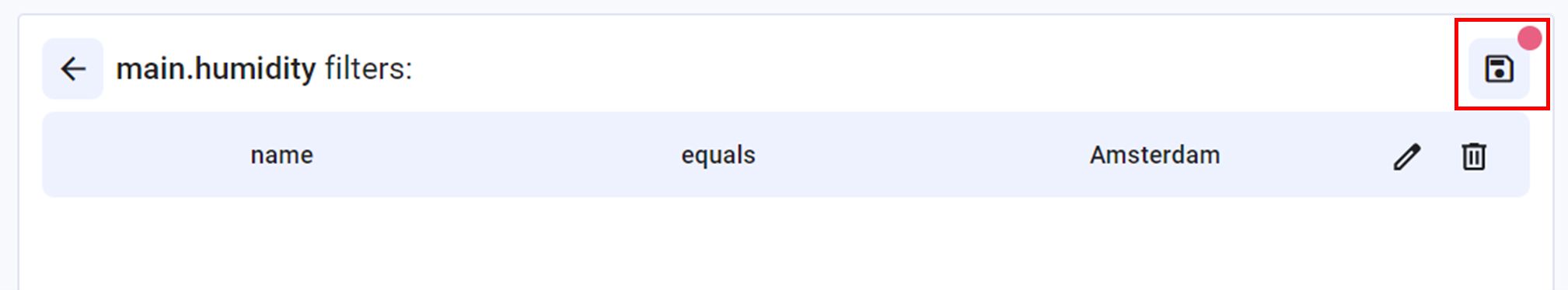 Step 9 for configure array filter