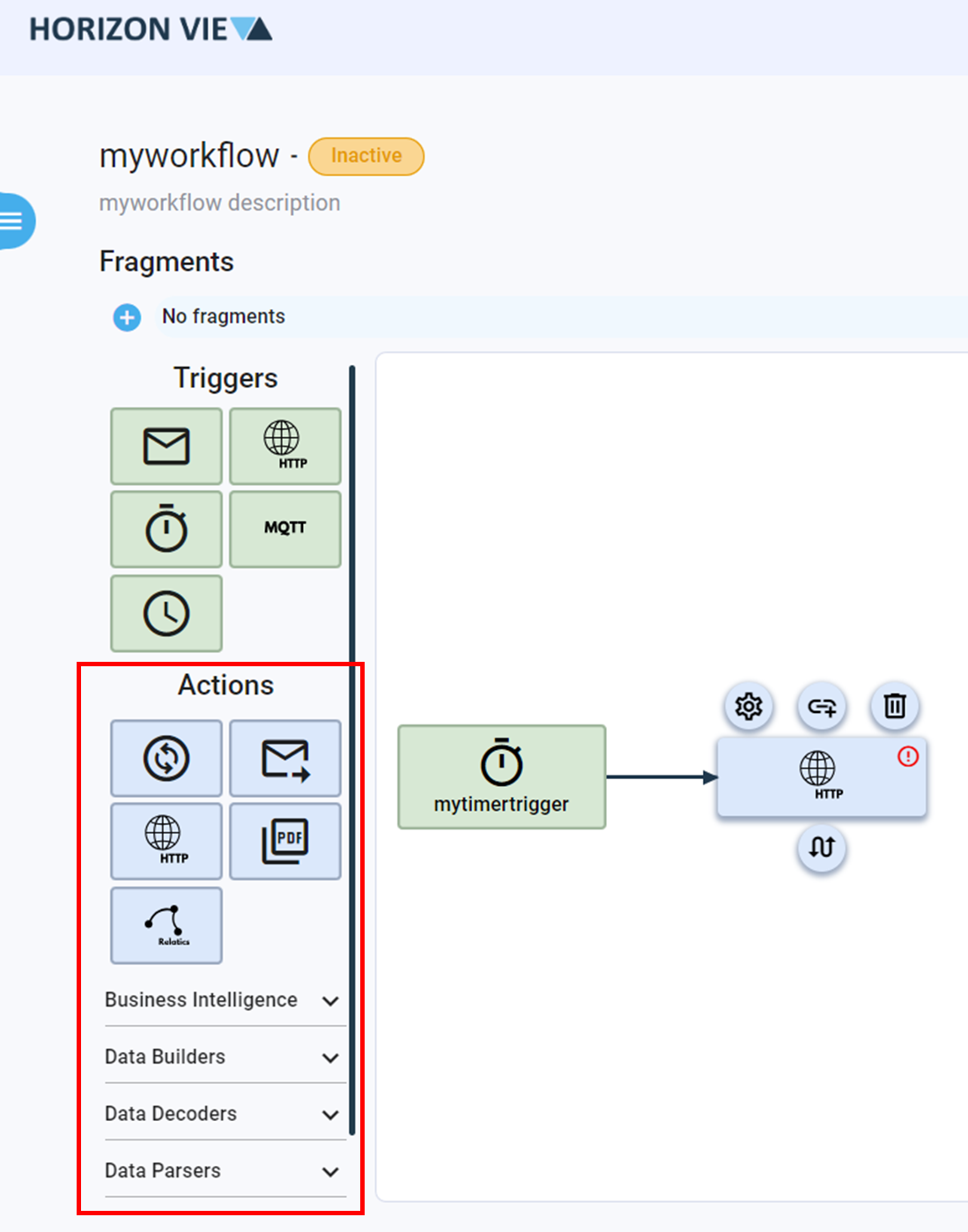 Create basic workflow step 6