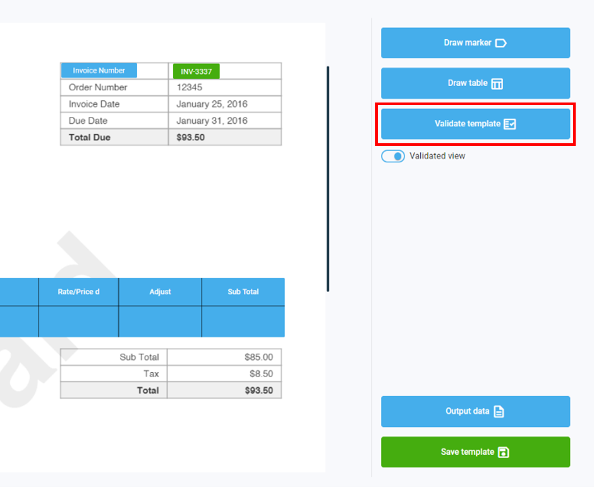Create Template step 20
