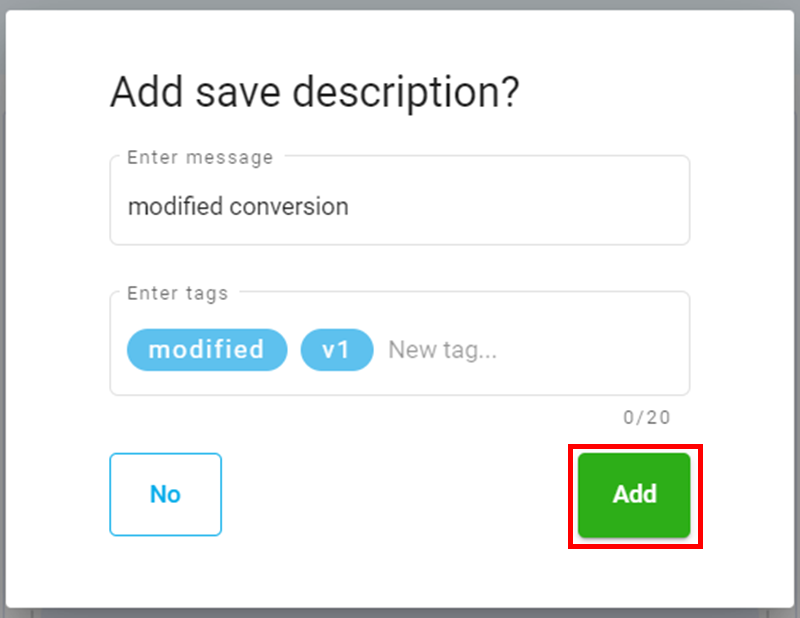 Step 6 for modify DS