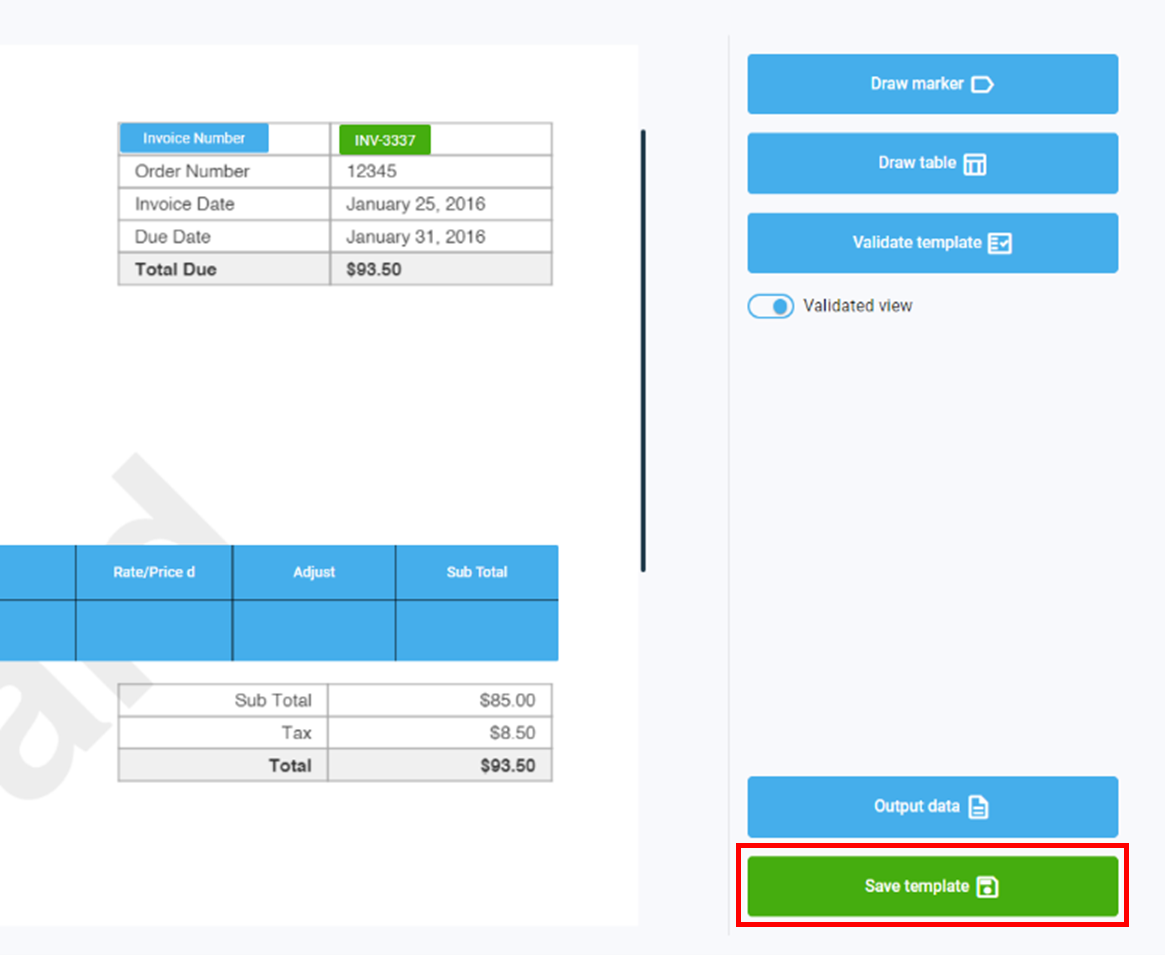 Modify Template step 4