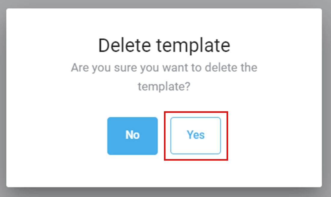 Remove Template step 2