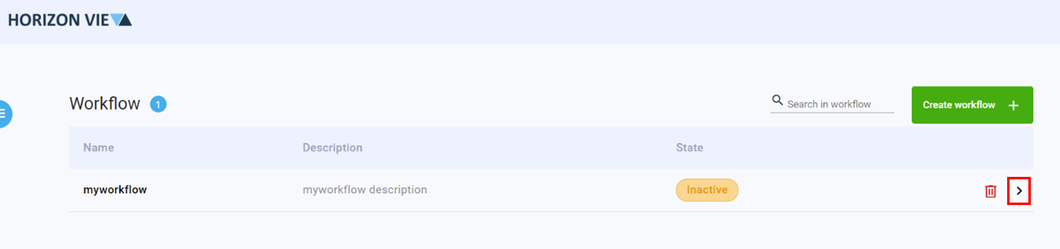 Step 1 for configure workflow caching
